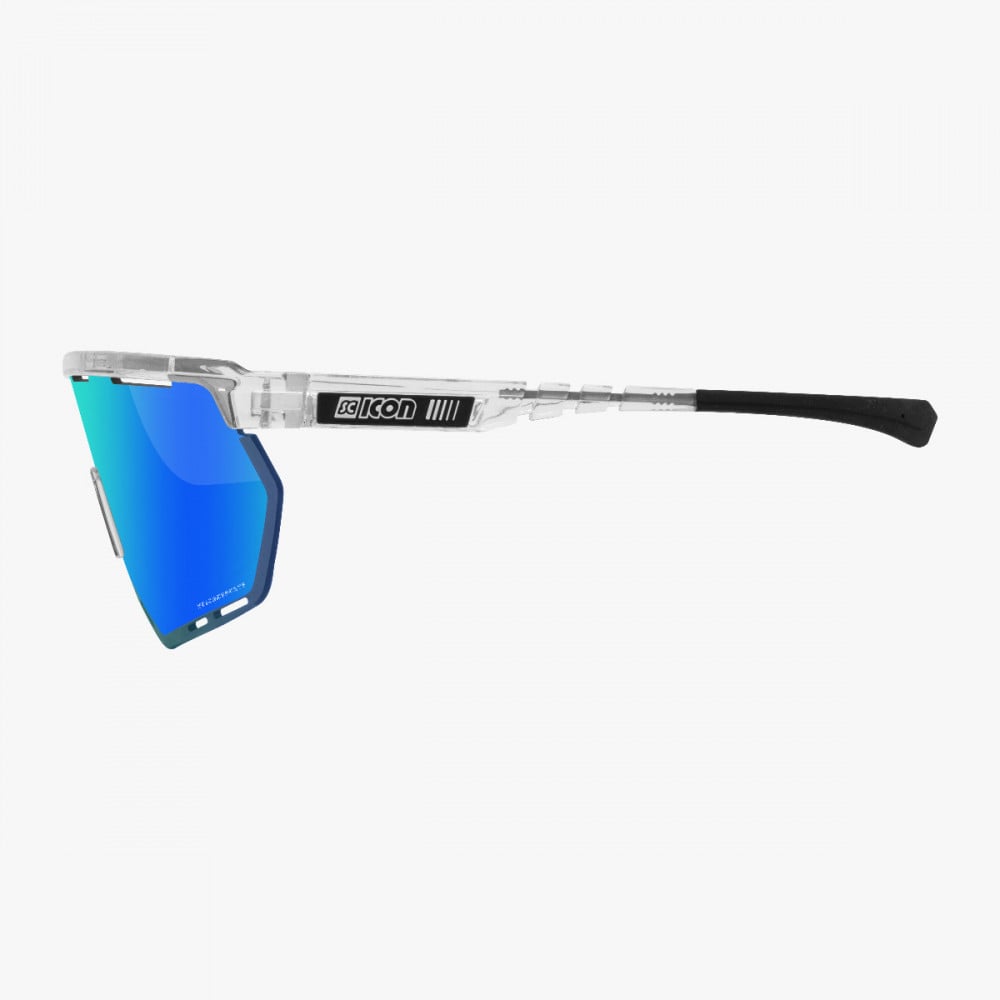 Scicon Aerowing Sunglasses Crystal Multimirror Blue side profile