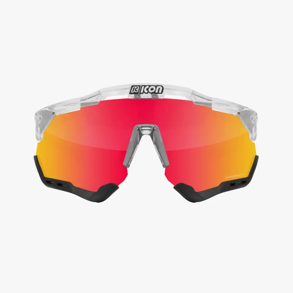 Scicon Aeroshade XL Sunglasses Crystal Multimirror Red lens