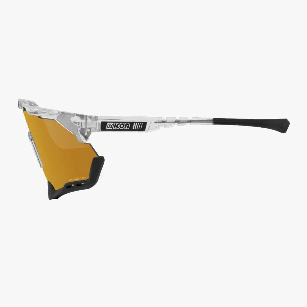 Scicon Aeroshade XL Sunglasses Crystal Multimirror Bronze side profile