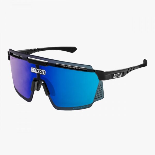 Scicon Aerowatt Sunglasses Black Multimirror Blue