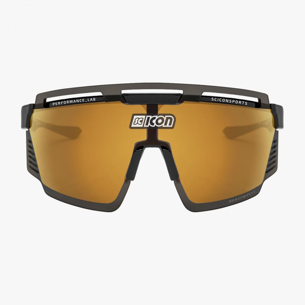 Scicon Aerowatt Sunglasses Black Multimirror Bronze lens