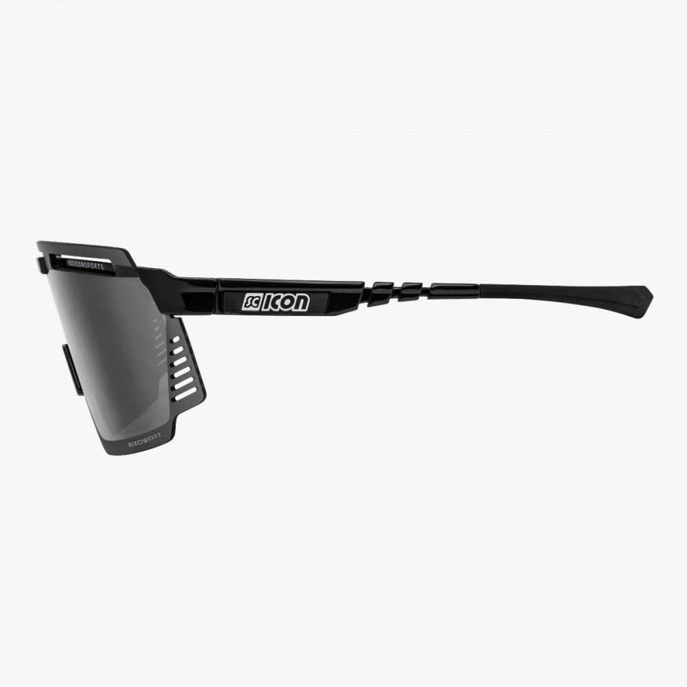 Scicon Aerowatt Sunglasses Black Multimirror Silver side profile