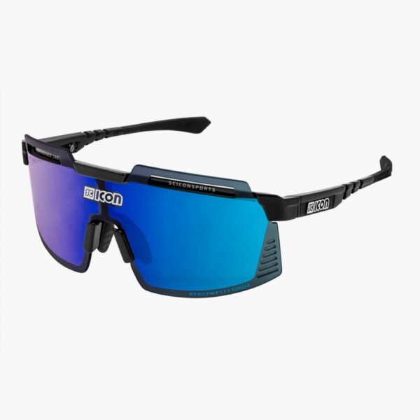 Scicon Aerowatt Foza Sunglasses Black multimirror blue
