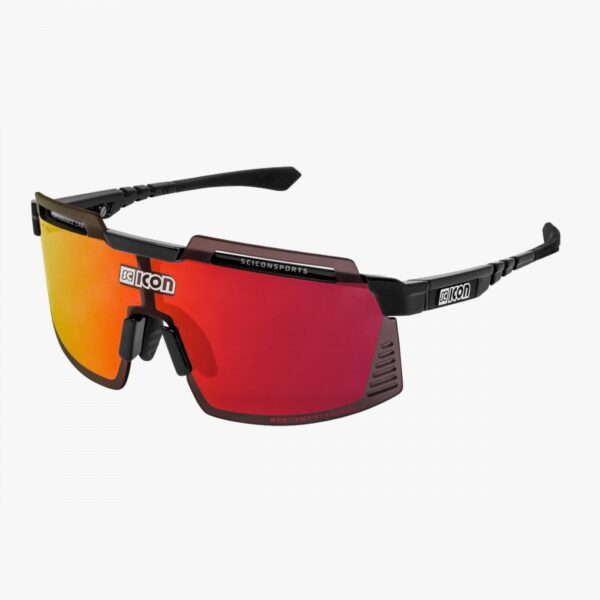 Scicon Aerowatt Foza Sunglasses Black multimirror red