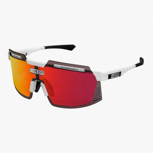 Scicon Aerowatt Foza Sunglasses White Multimirror Red