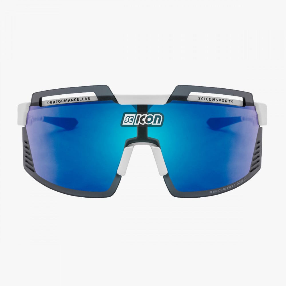 Scicon Aerowatt Foza Sunglasses White Multimirror Blue lens