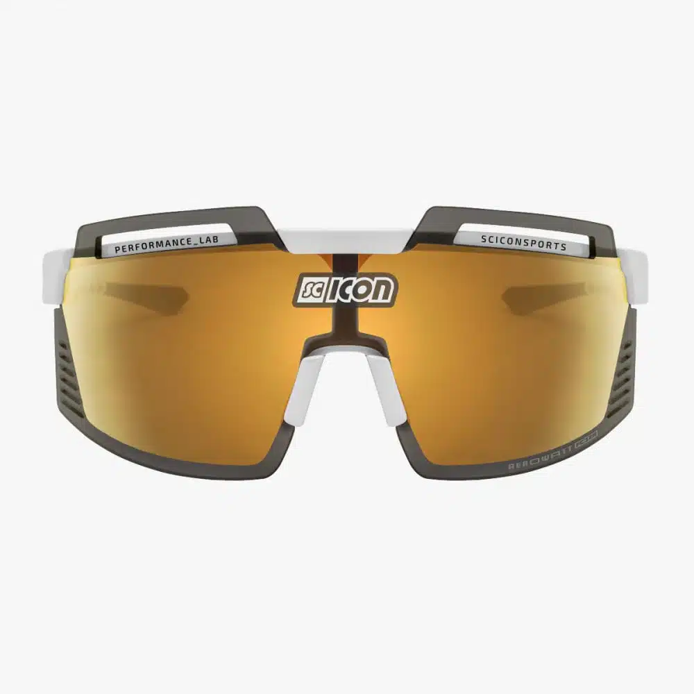 Scicon Aerowatt Foza Sunglasses White Multimirror Bronze lens
