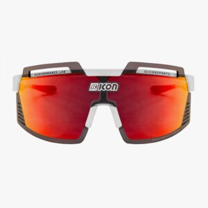 Scicon Aerowatt Foza Sunglasses White Multimirror Red lens