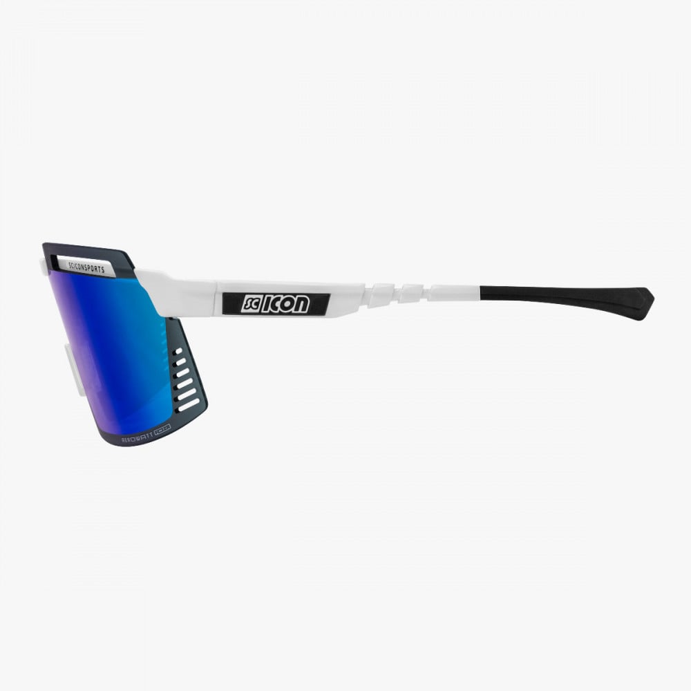 Scicon Aerowatt Foza Sunglasses White Multimirror Blue side profile