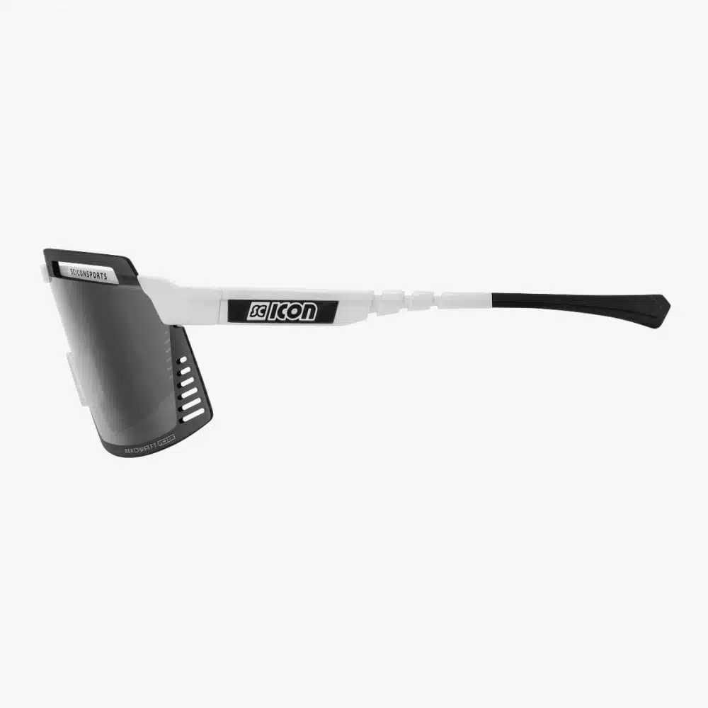 Scicon Aerowatt Foza Sunglasses White Multimirror Silver side profile