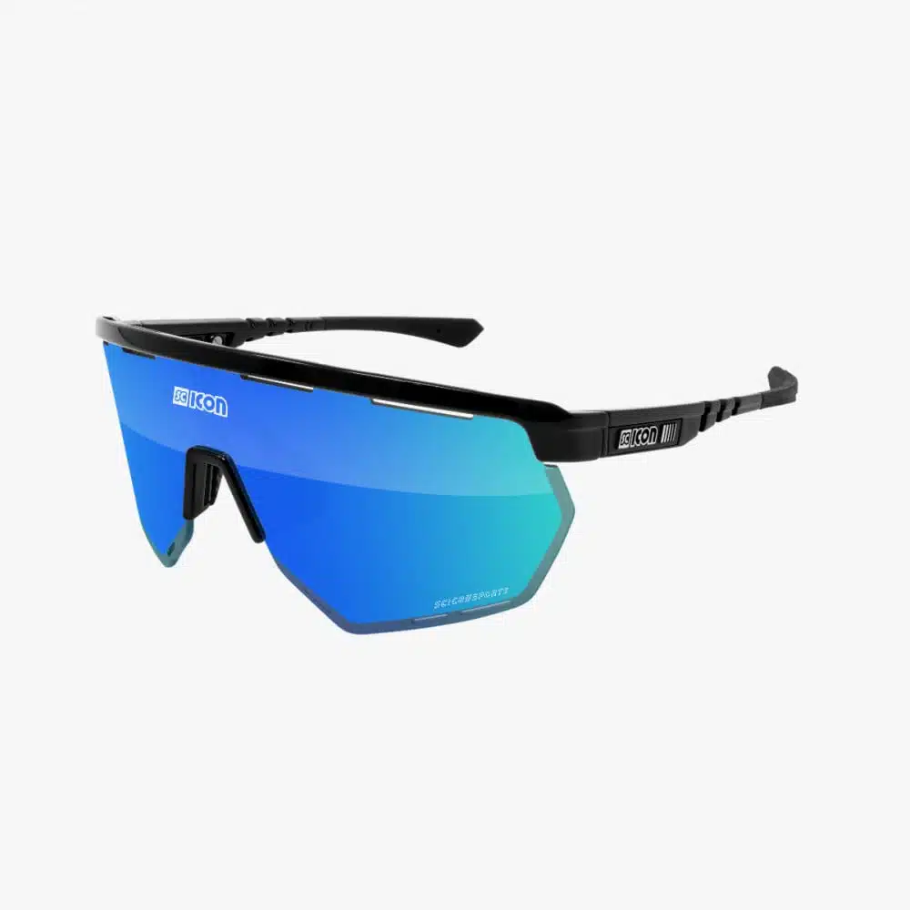 Scicon Aerowing Sunglasses Black Multimirror Blue