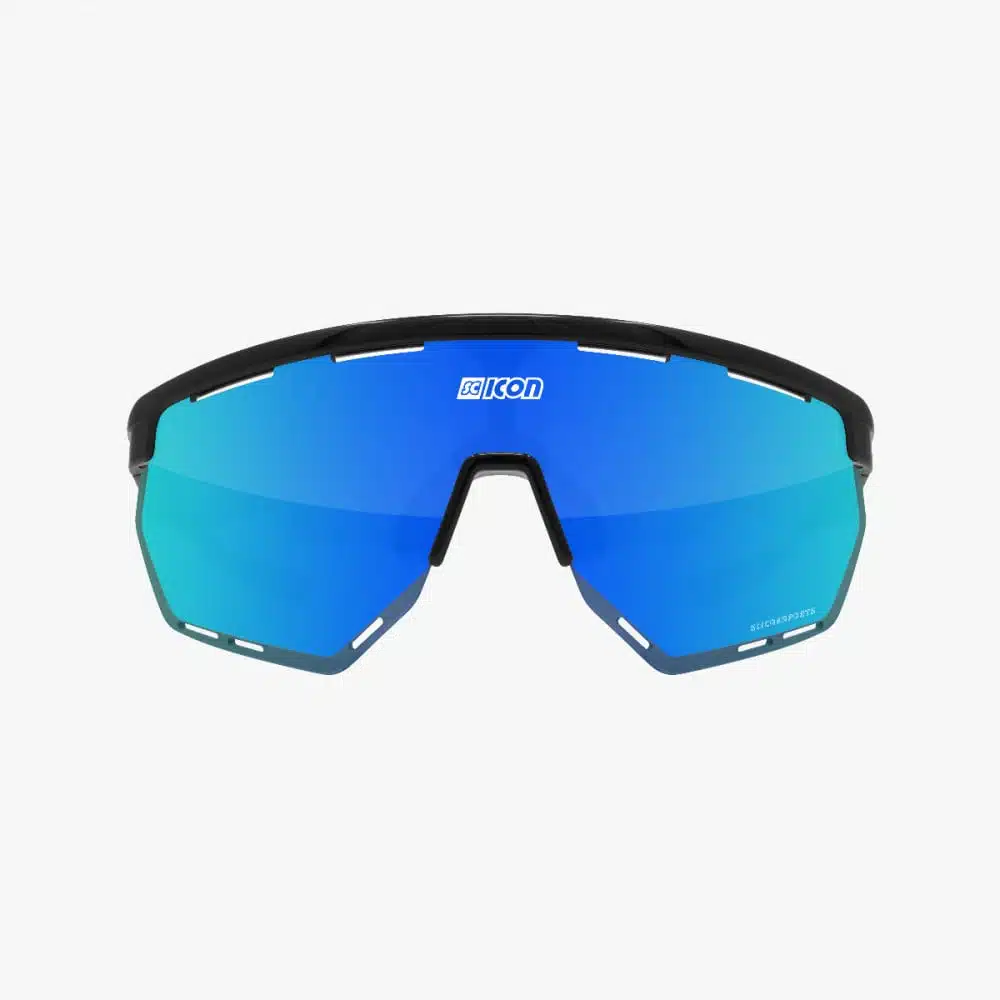 Scicon Aerowing Sunglasses Black Multimirror Blue lens