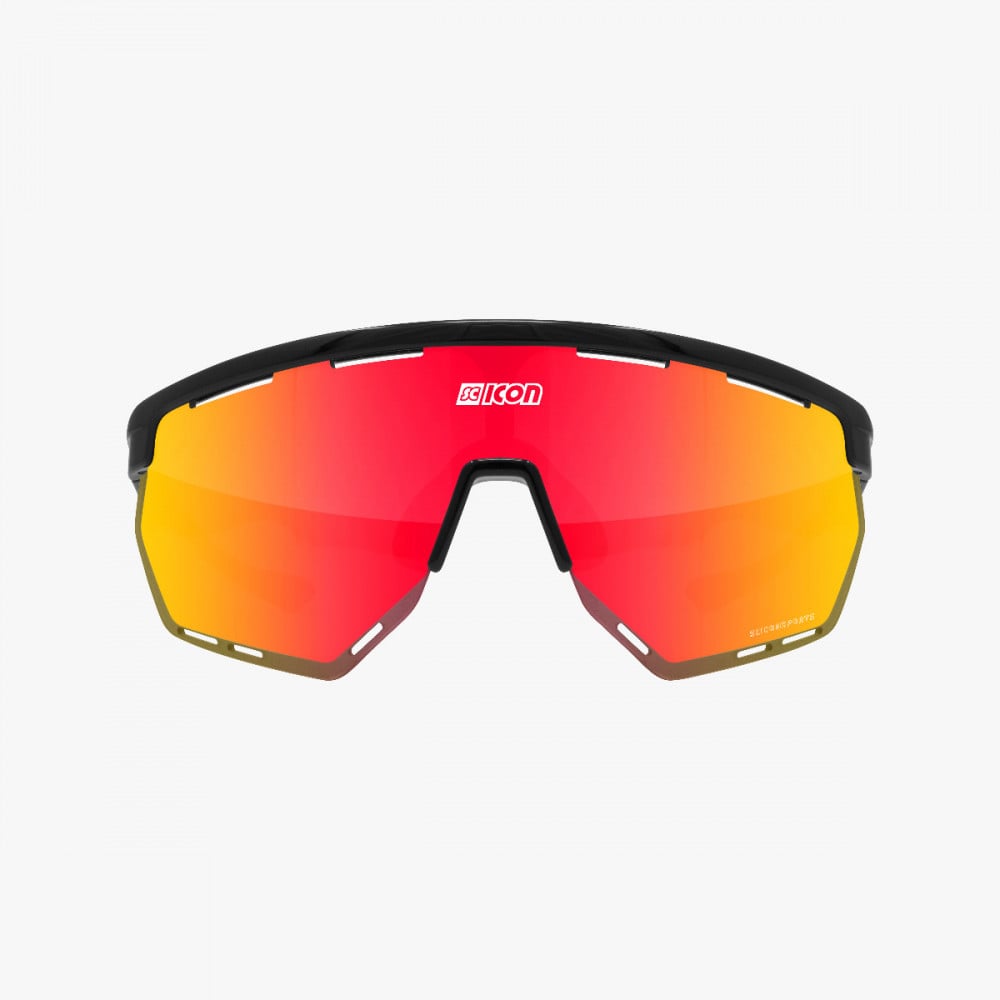 Scicon Aerowing Sunglasses Black Multimirror Red lens