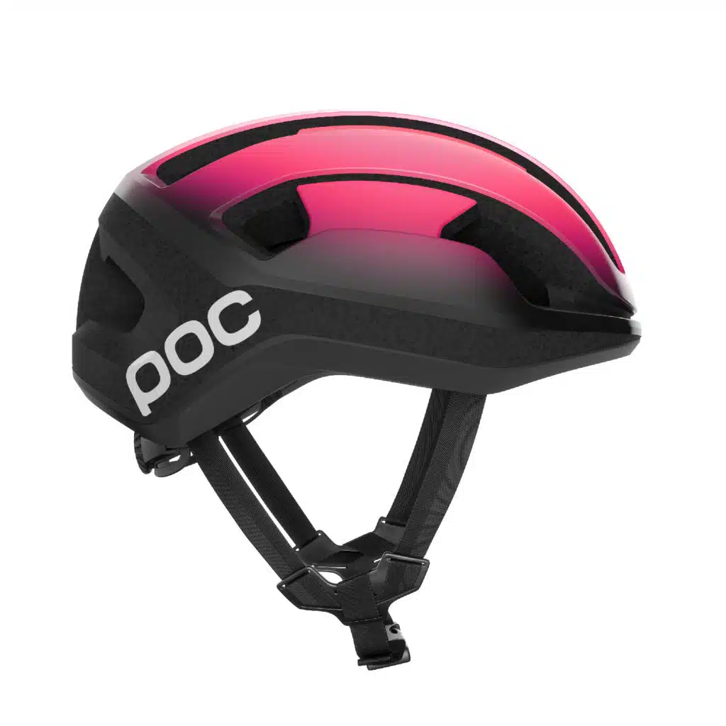 POC Omne Lite Helmet Fluo Pink/Uranium Black right side