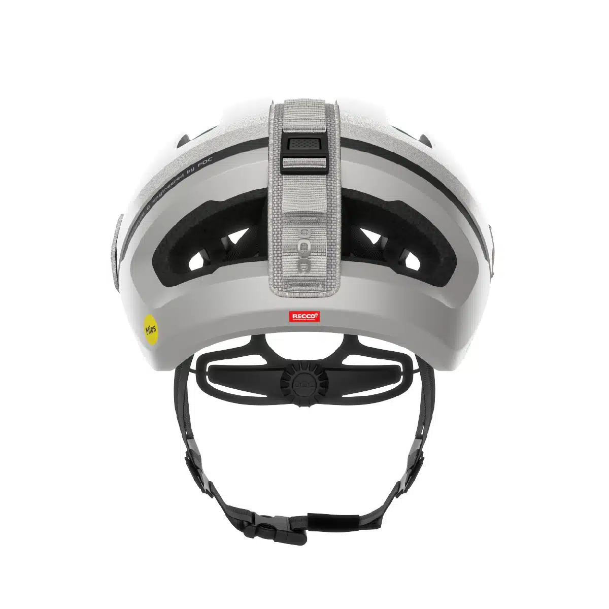 Poc Omne Ultra MIPS Helmet Argentite Silver Matt rear