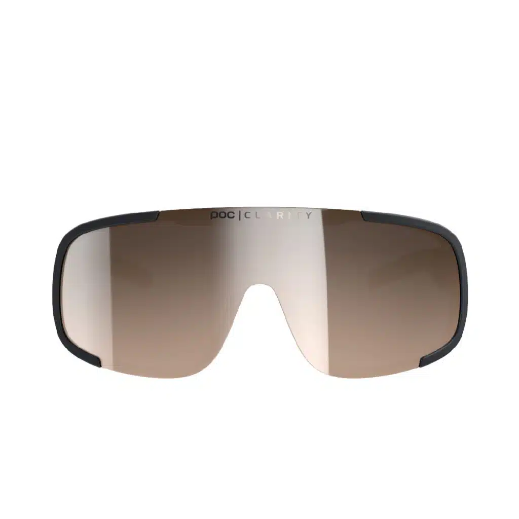 Poc Aspire Mid Sunglasses Uranium Black Brown Silver Mirror lens