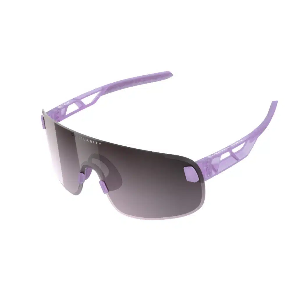 POC Elicit Sunglasses Argentite Silver Purple Quartz