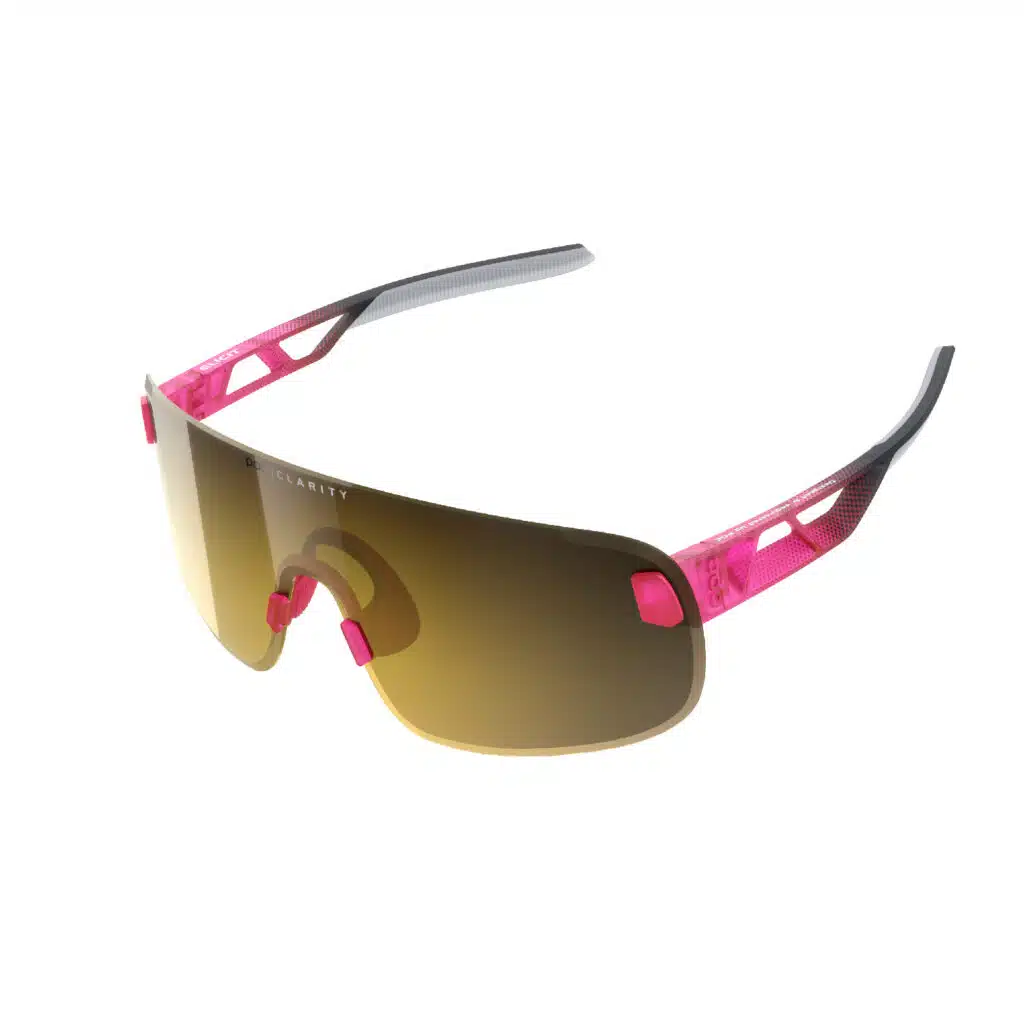 POC Elicit Sunglasses Argentite Silver Fluo Pink
