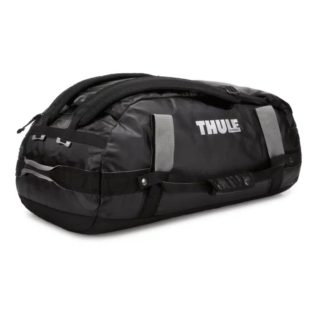 Thule Chasm Duffel 70L Black with straps