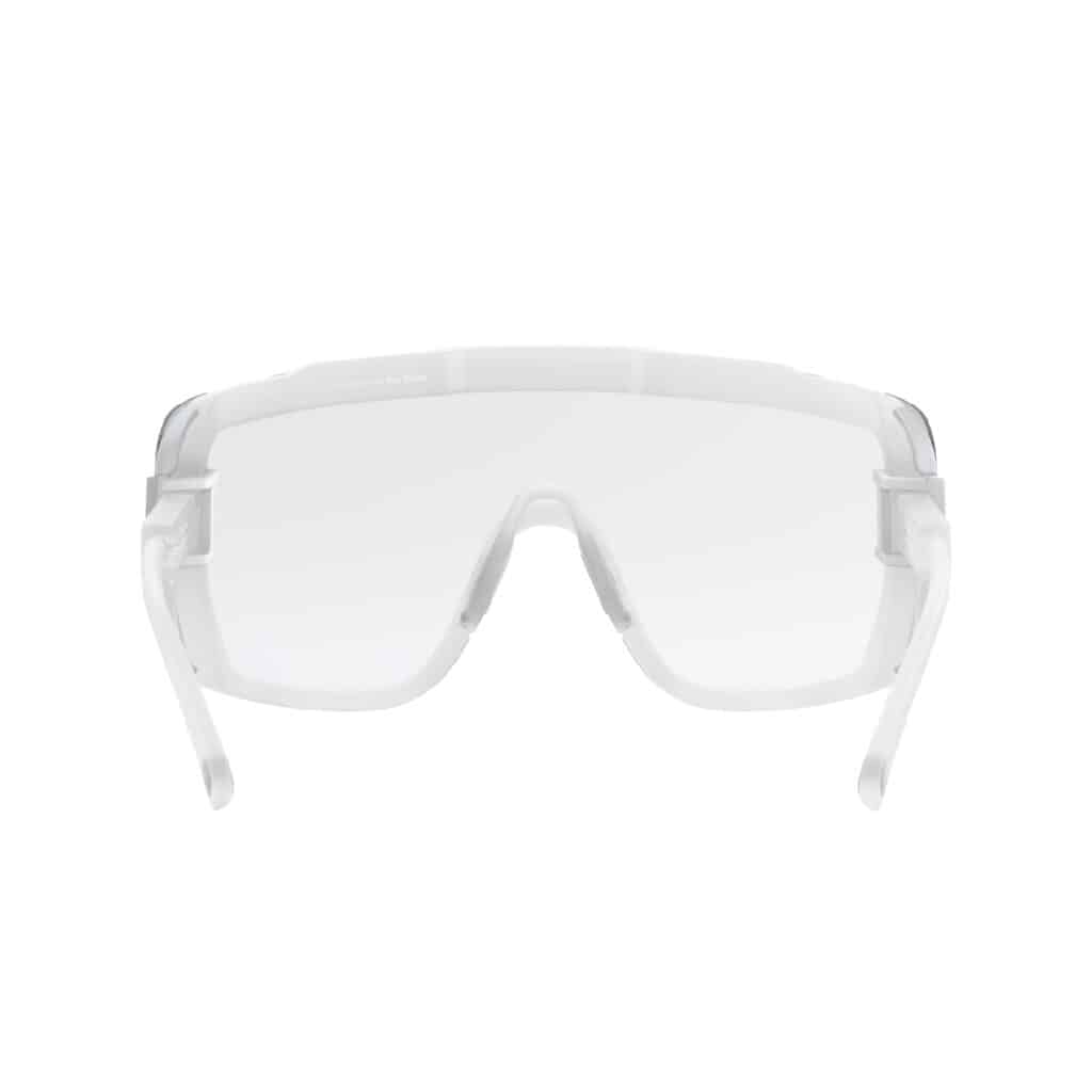 POC Devour Ultra Sunglasses Transparten Crystal view port