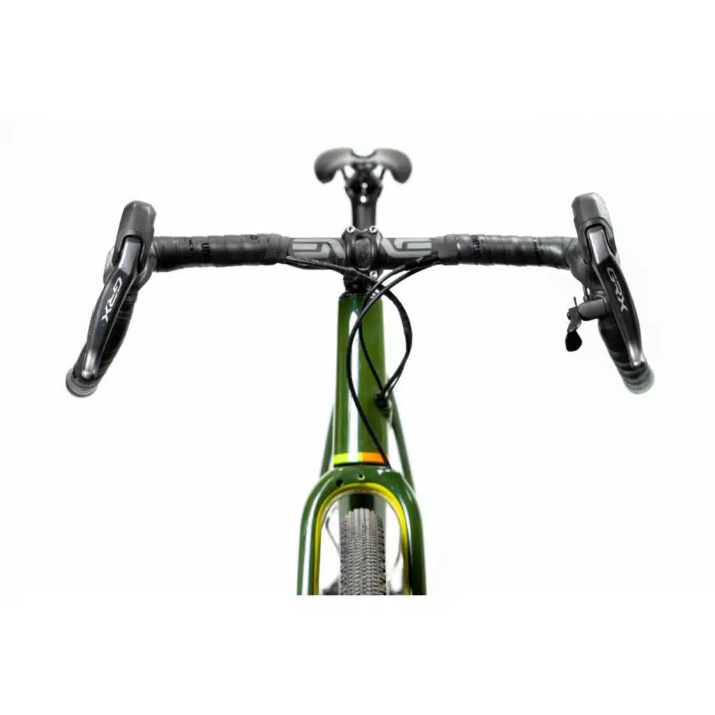 Enve G Series Dropper Post Lever mounted on gravel bike
