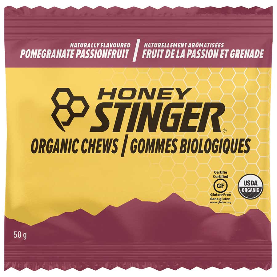 Honey Stinger Organic Energy Chews Pomegranate Passionfruit
