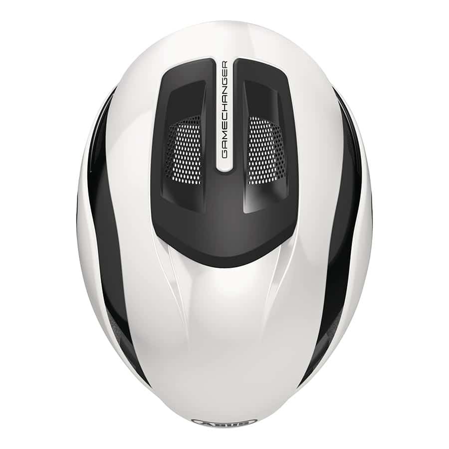 ABUS Gamechanger 2.0 MIPS Helmet Shiny White top