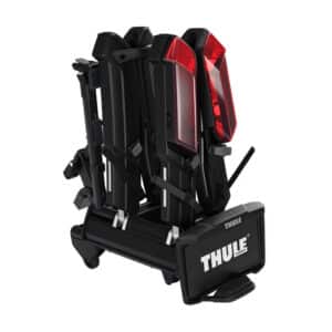 Thule Epos 2 bike rack with lights folded up