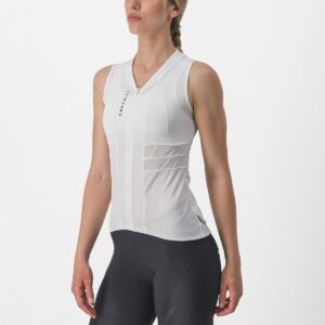 Castelli Anima 4 Sleeveless Jersey White angle