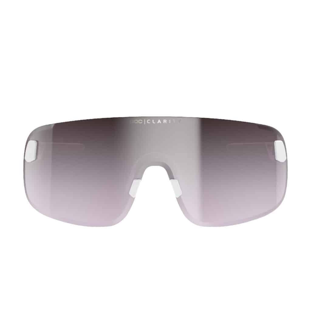 Poc Elicit Sunglasses Hydrogen White Clarity Road Sunny Silver lens