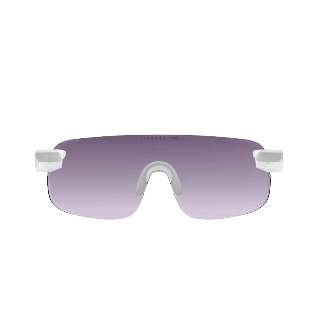 Poc Elicit Sunglasses Hydrogen White Clarity Road Sunny Silver viewport