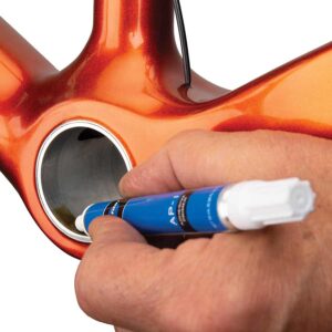 Park Tool AP-1 Adhesive Primer being used on bottom bracket shell