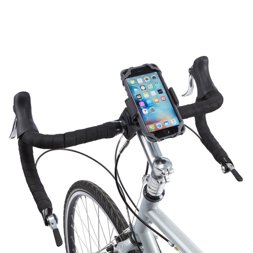 Thule Smartphone Bike Mount mounted on bike
