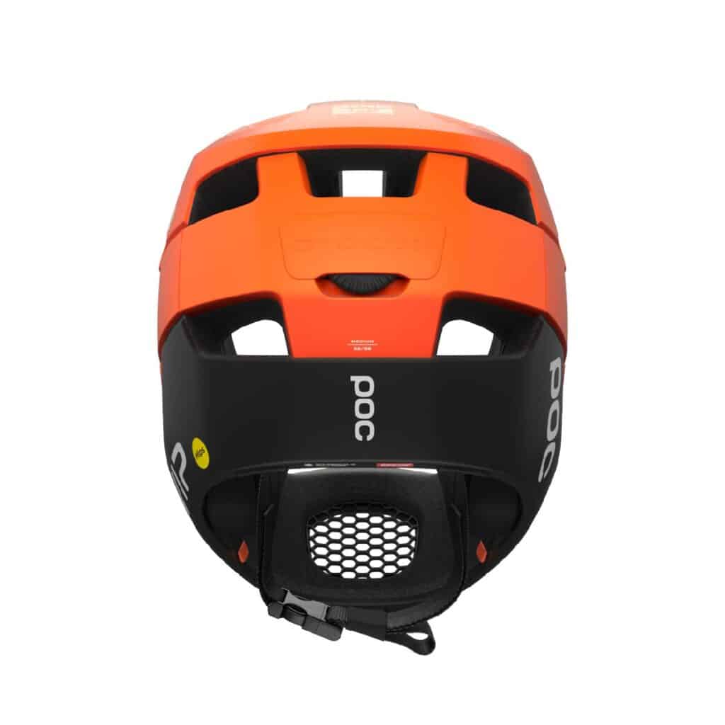 POC Otocon Race MIPS Helmet Orange rear