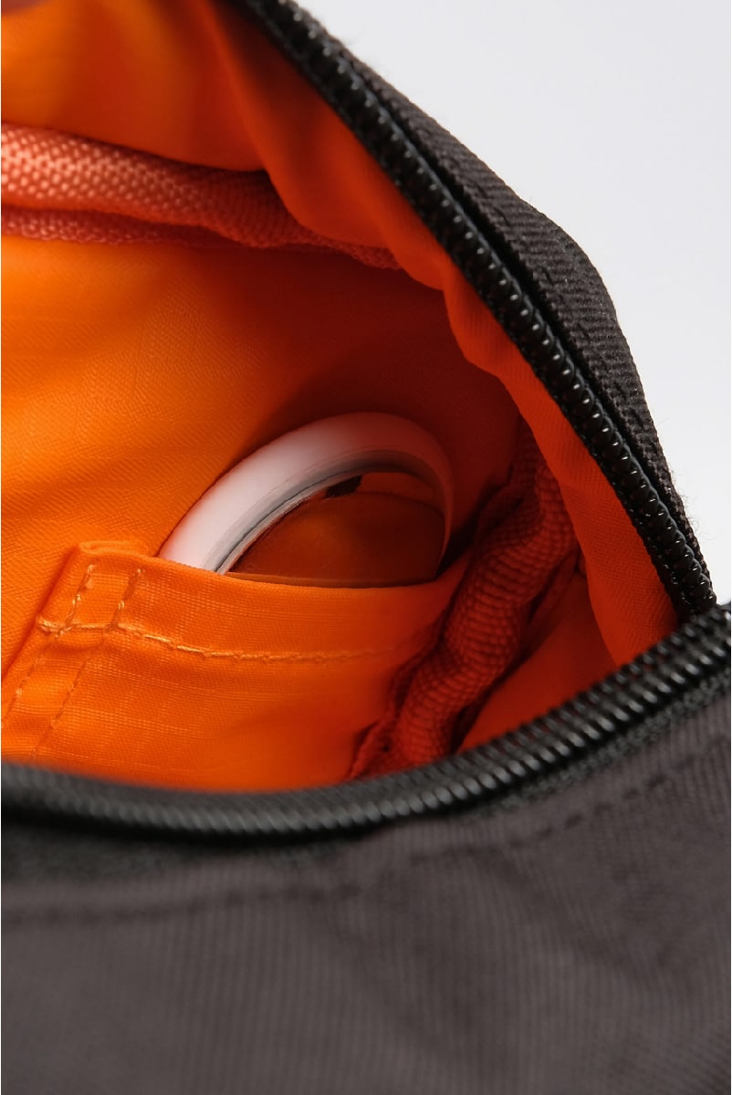 Alba Optics Single Case Large Black and Orange internal pocket