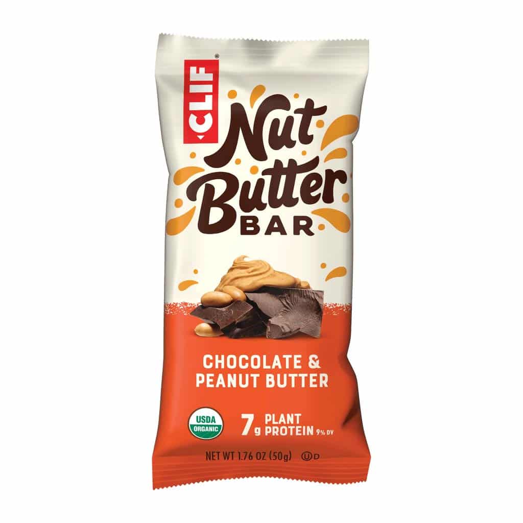 CLIF Nut Butter Bars - Box of 12 Chocolate/Peanut Butter Flavour single bar