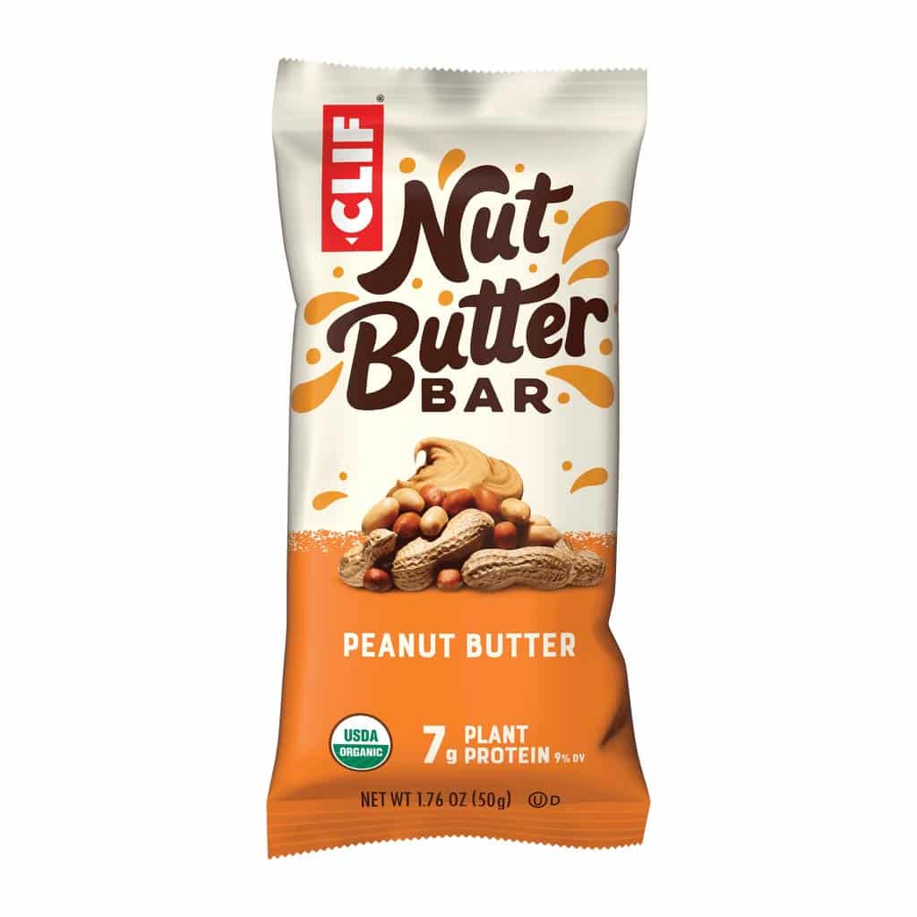 CLIF Nut Butter Bars - Box of 12 Peanut Butter Flavour single bar