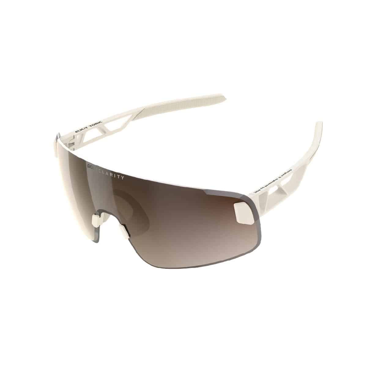 POC Elicit Toric Sunglasses Okenite Off-White/Partly Sunny Silver angle