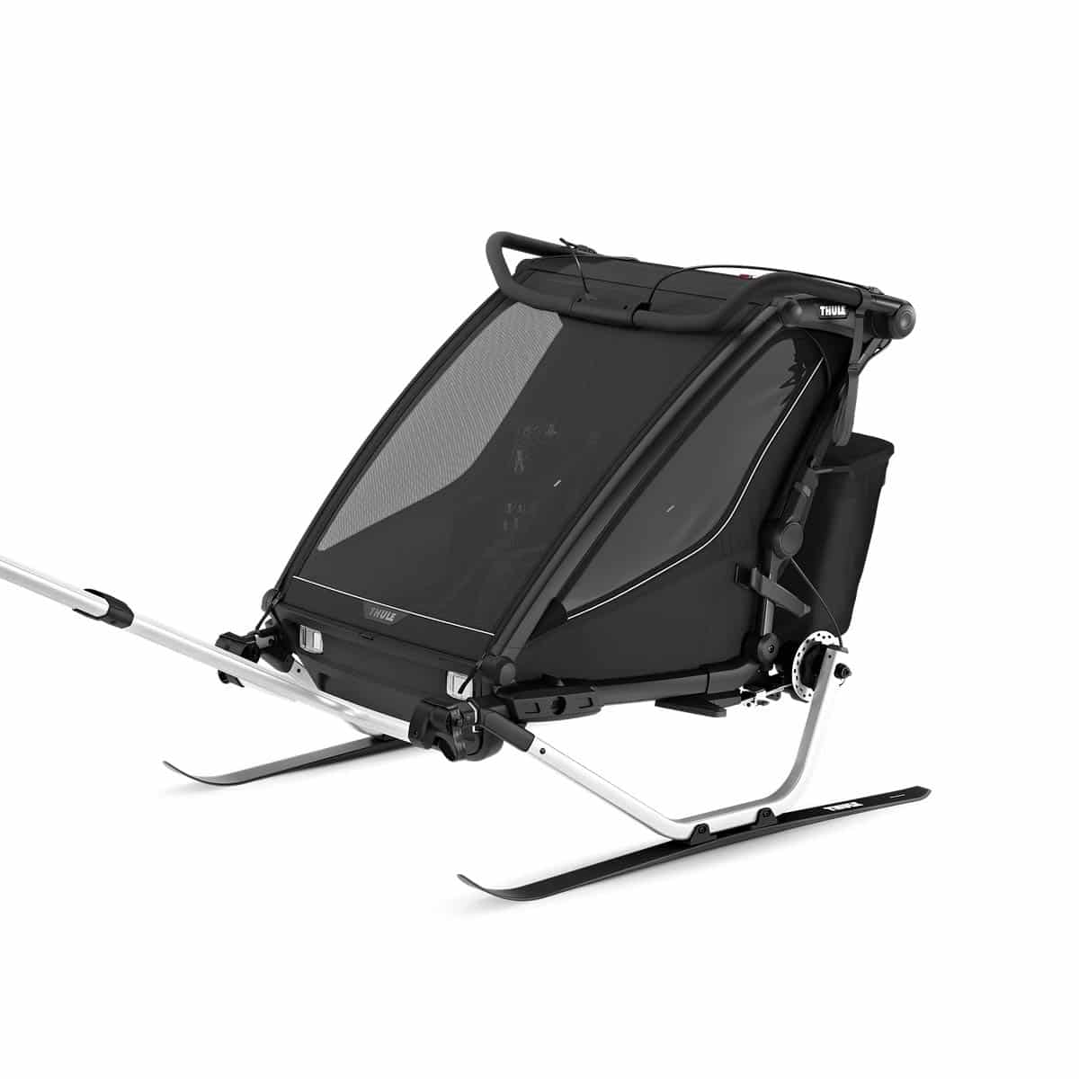 THULE Chariot Sport 2 Double Black skiing version