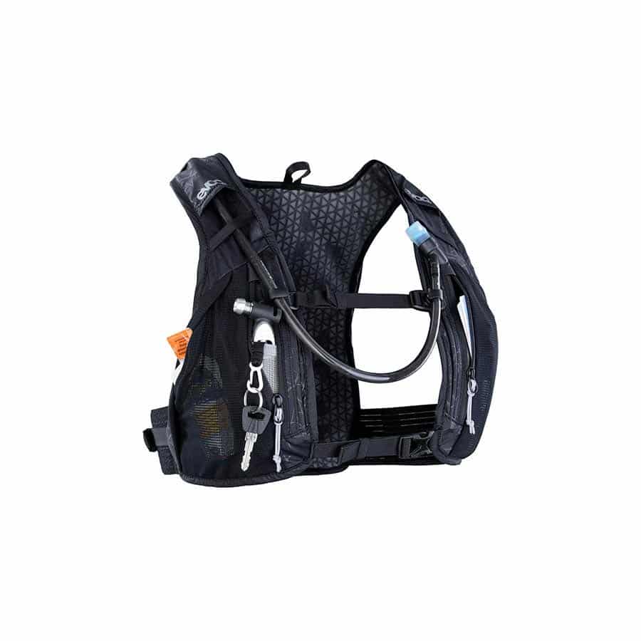 EVOC Hydro Pro 6 + 1.5L Bladder black back with items