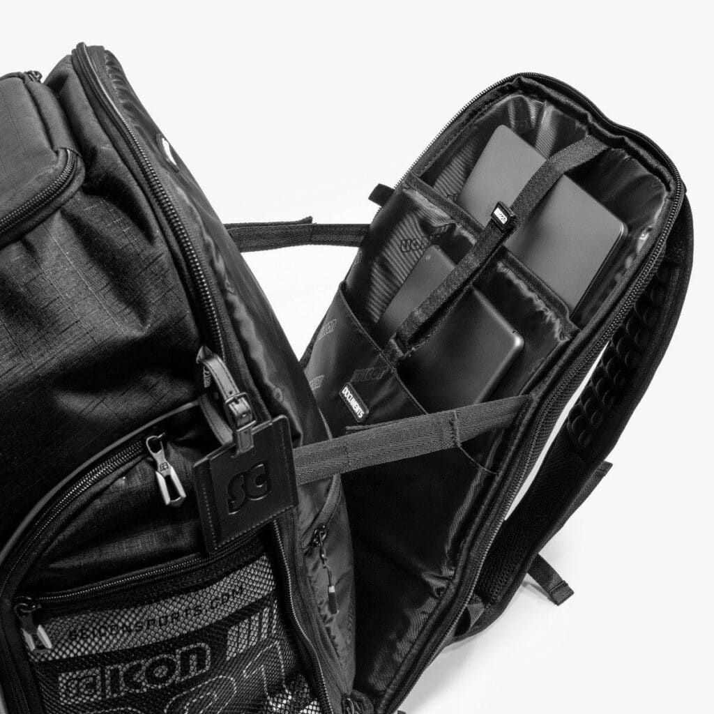 SCICON Backpack Pro 35L black open