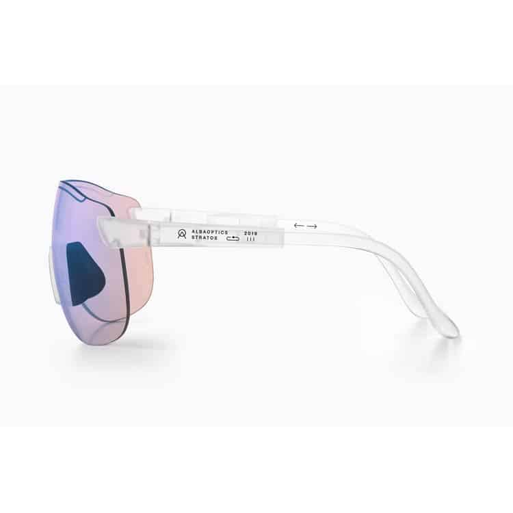 Alba Optics Stratos Snow VZUM F-Lens Flamingo side