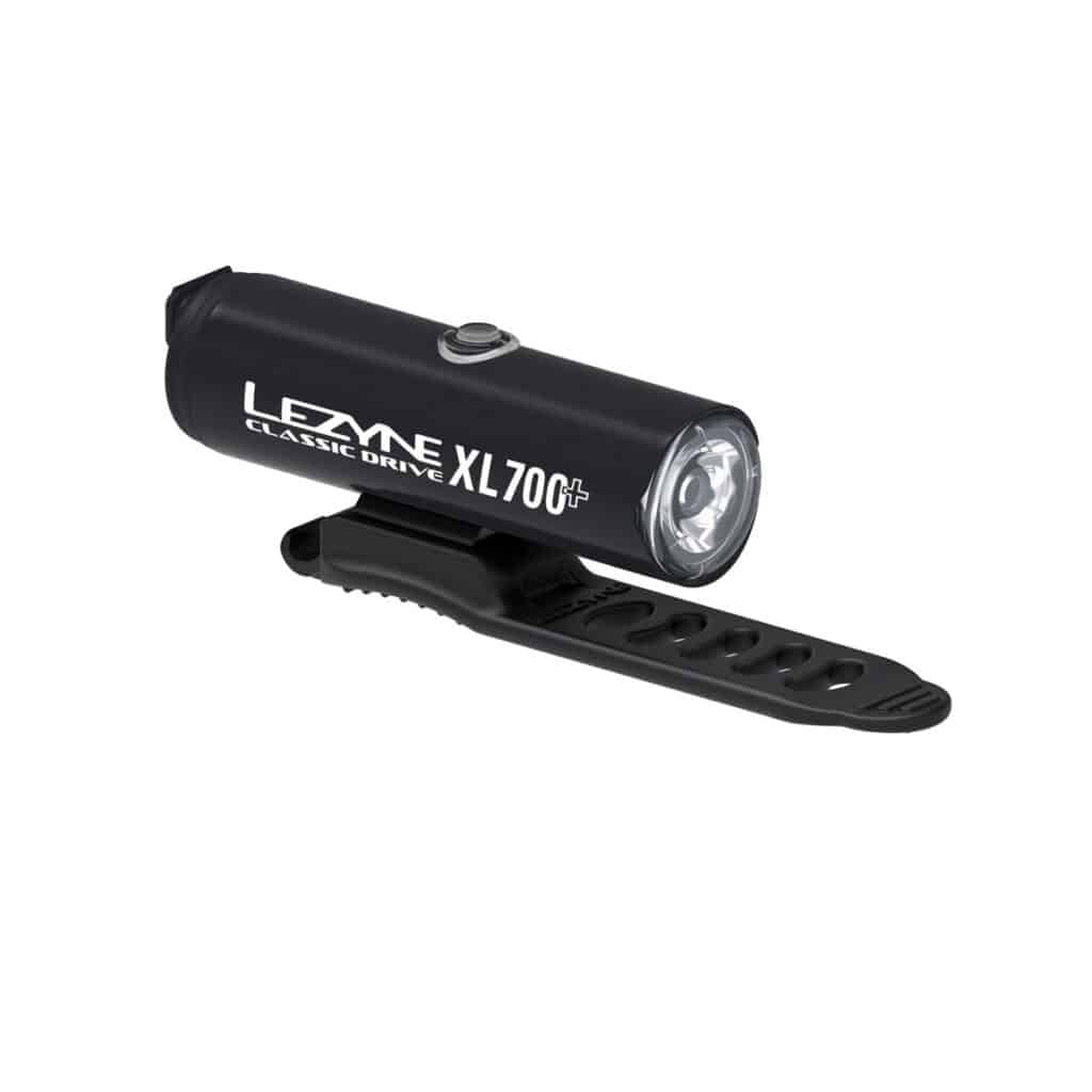 LEZYNE Classic Drive XL 700+ Light angle strap open