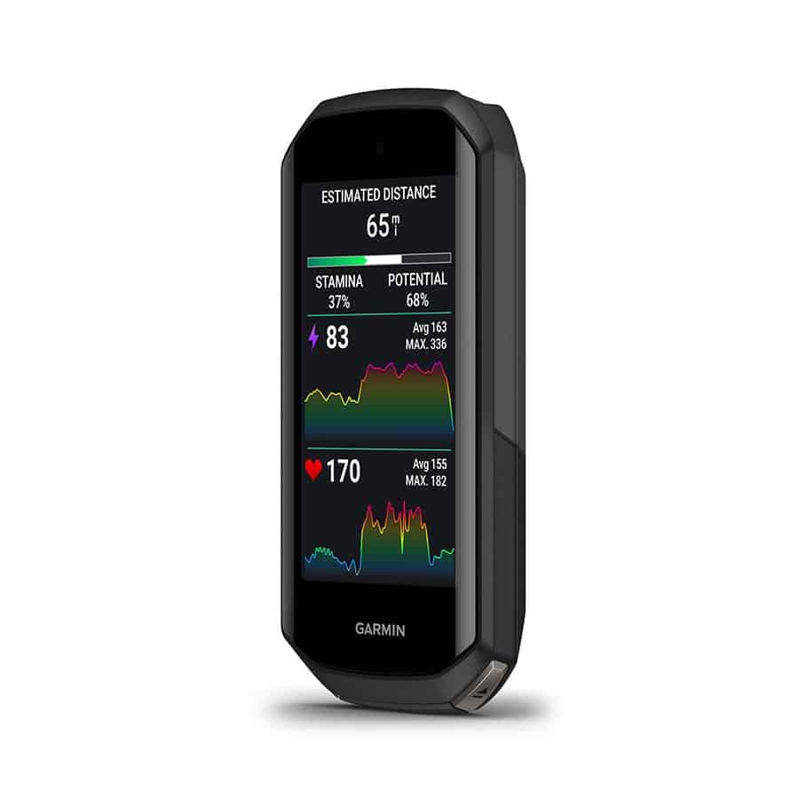 Garmin Edge 1050 Bike Computer angle