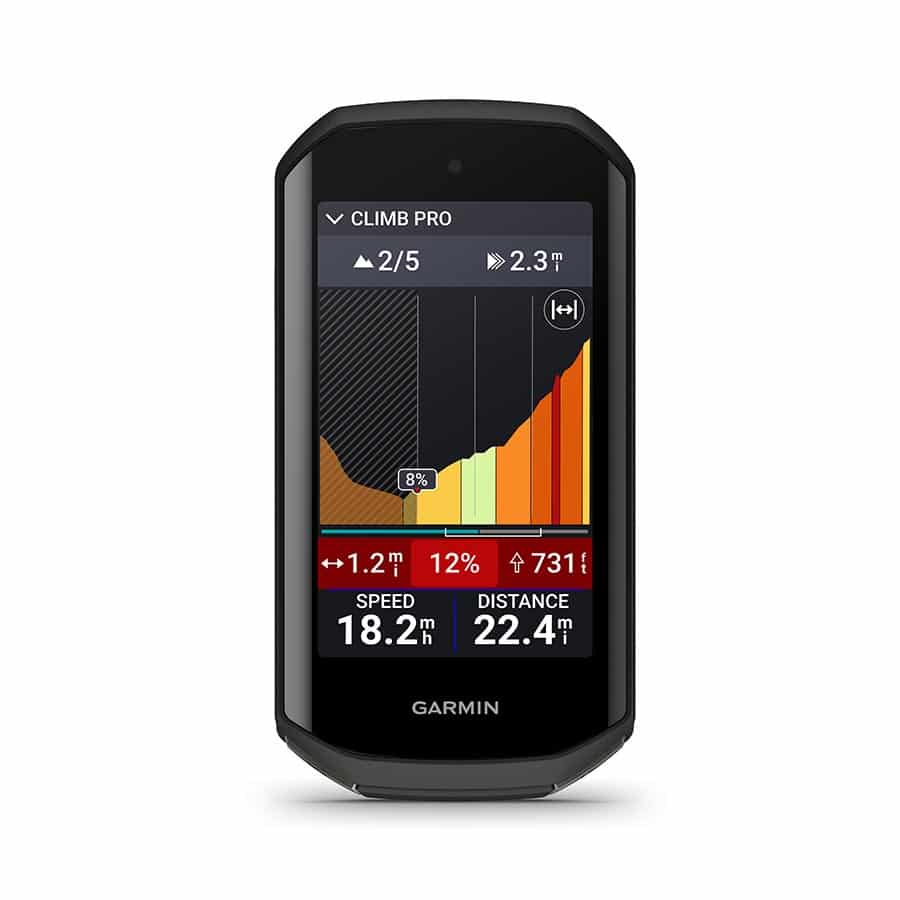 Garmin Edge 1050 Bike Computer climb pro