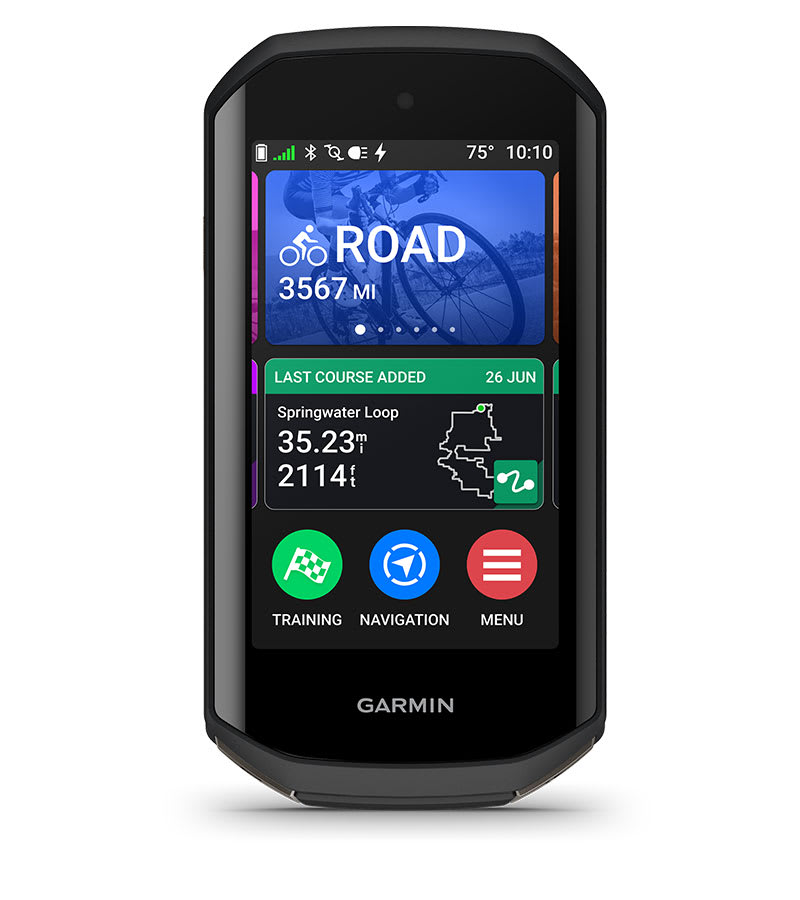 Garmin Edge 1050 set up screen