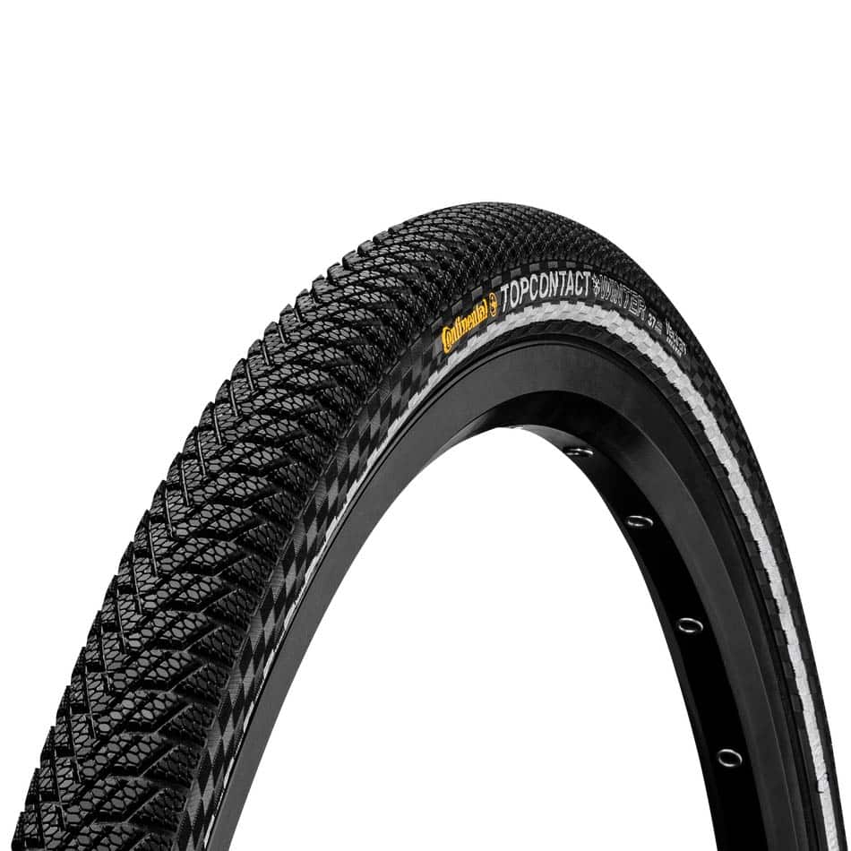 Continental Top CONTACT Winter II Premium Tire Black Sidewall