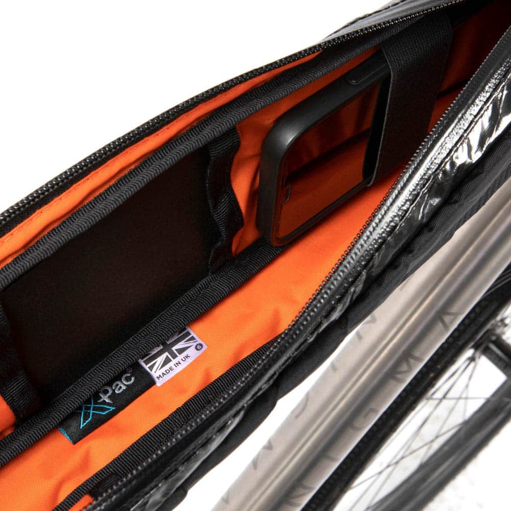 RESTRAP Race Top Tube Bag - Long inside of bag