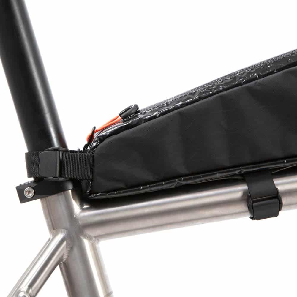 RESTRAP Race Top Tube Bag - Long close-up on zipper