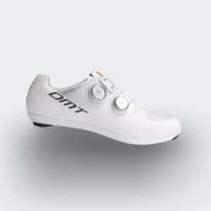 DMT KR0 Evo Road Shoes White/Silver Side View